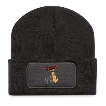 PawSitive Gamer Dog Game - Recycled Patch Beanie - dark grey - Front