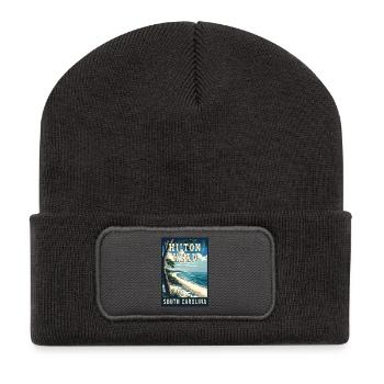 Discover the Charm of Hilton Head in South Carolin - Recycled Patch Beanie - dark grey - Front