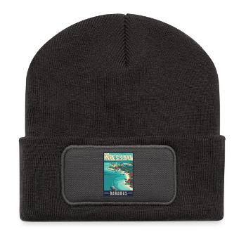 Experience Bahamas and Nassau - Tropical Paradise - Recycled Patch Beanie - dark grey - Front