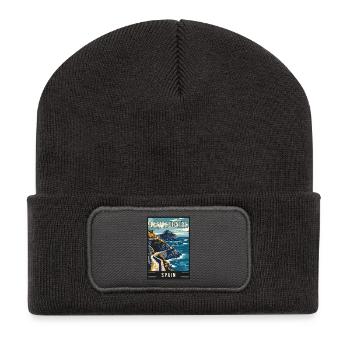 Explore Enchantment of Gaztelugatxe in Spain - Recycled Patch Beanie - dark grey - Front