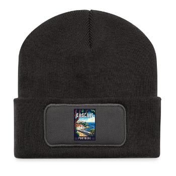 Discover Coastal Beauty of Cascais in Portugal - Recycled Patch Beanie - dark grey - Front