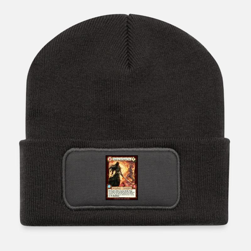 Shadow Veil - Recycelte Patch Beanie - Dunkelgrau