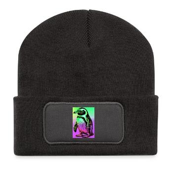 penguin - Recycled Patch Beanie - dark grey - Front