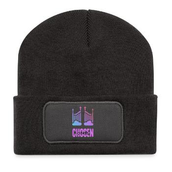 Auserwählter - Recycelte Patch Beanie - Dunkelgrau - Vorne