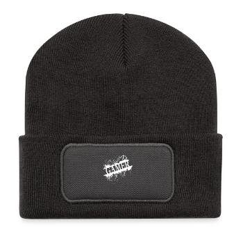 Gamer - Passion - Recycelte Patch Beanie - Dunkelgrau - Vorne