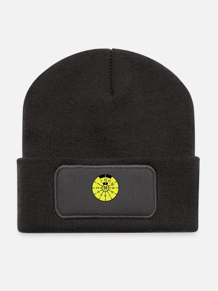 TÜV 1959 - Beanie recyclé à patch - charbon