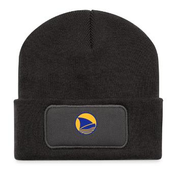 Sailingboat Logo - Beanie recyclé à patch - charbon - Devant