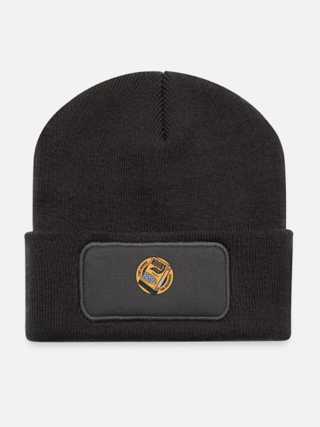 n00b Breakfast - Recycled Patch Beanie - dark grey