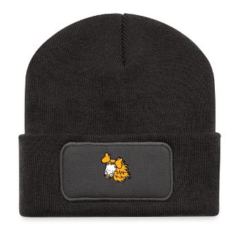 Horse Cute Pony Girl Female Girl Horse Girl - Recycled Patch Beanie - dark grey - Front
