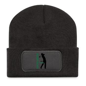 Golf - Recycelte Patch Beanie - Dunkelgrau - Vorne