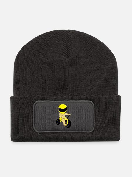 Baby Bike - Recycelte Patch Beanie - Dunkelgrau