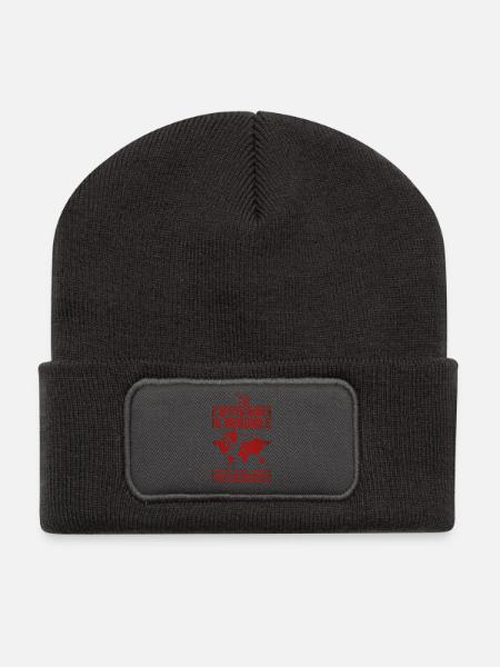 Eine bessere Welt 2 - Recycelte Patch Beanie - Dunkelgrau