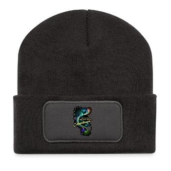 Countdown Smiling timer - Recycled Patch Beanie - dark grey - Front