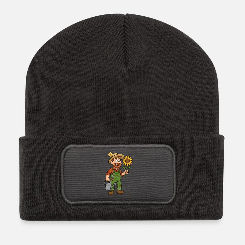 Gardener - Recycled Patch Beanie - dark grey