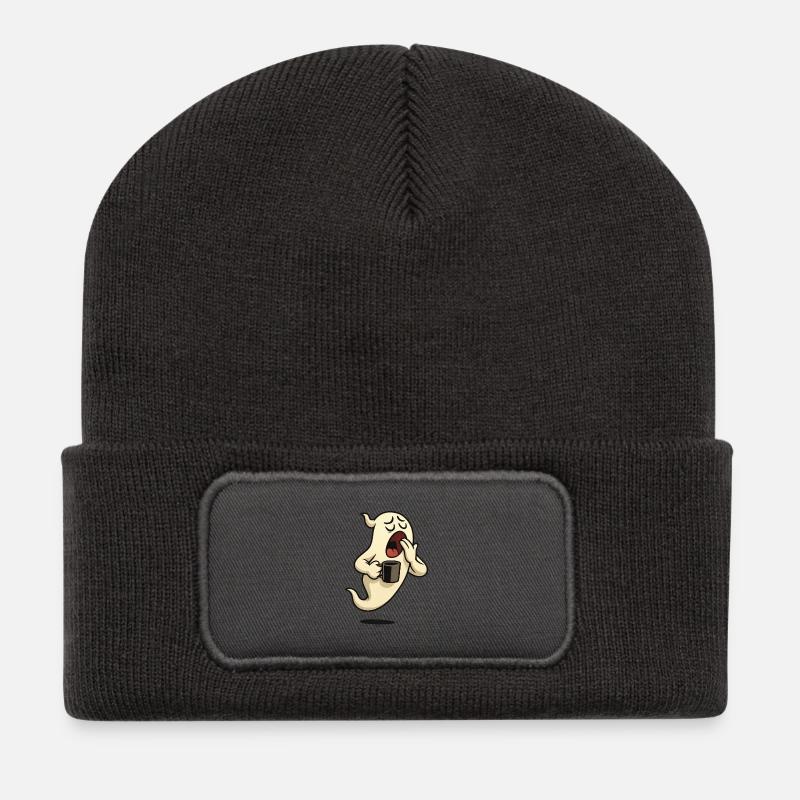 Tired mind. - Recycled Patch Beanie - dark grey