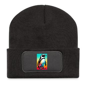 pingouin - Beanie recyclé à patch - charbon - Devant
