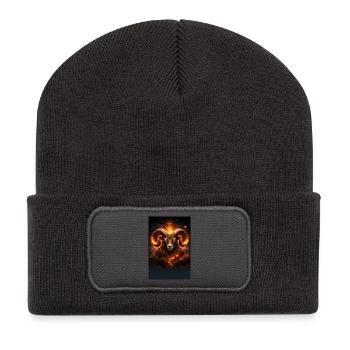 Ram - Recycled Patch Beanie - dark grey - Front