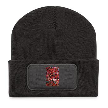jcgejnghj - Beanie recyclé à patch - charbon - Devant