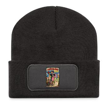Schürzenjäger – Charmant auf Komplimentenjagd - Recycelte Patch Beanie - Dunkelgrau - Vorne