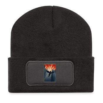 Hellcat - Kathe aus der Hölle - Recycelte Patch Beanie - Dunkelgrau - Vorne