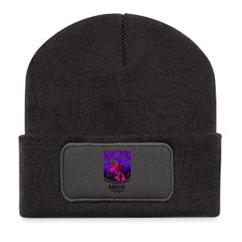 Bran Tours Transylvania Nights Brasov Slasher - Recycelte Patch Beanie - Dunkelgrau - Vorne