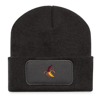 Sausage banana - banana - Tropical - Monkey - 2C - Recycled Patch Beanie - dark grey - Front