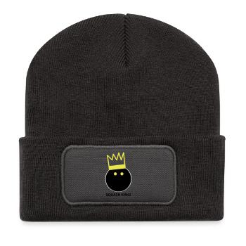 Squash King - Recycled Patch Beanie - dark grey - Front
