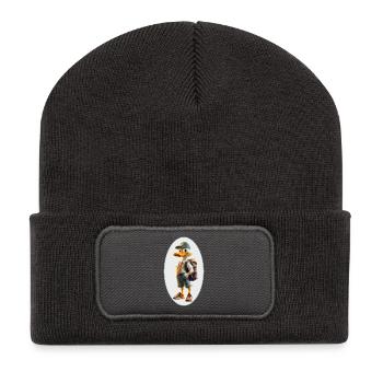 Ente - Recycelte Patch Beanie - Dunkelgrau - Vorne