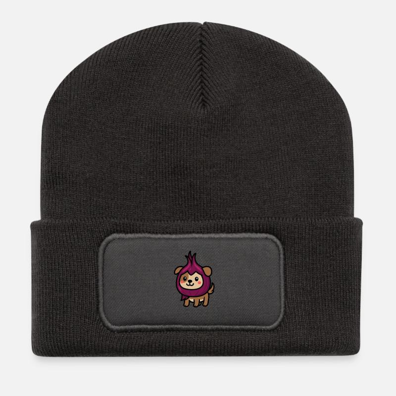 Hundion - Recycled Patch Beanie - dark grey