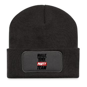 Malle Party Team - Recycled Patch Beanie - dark grey - Front