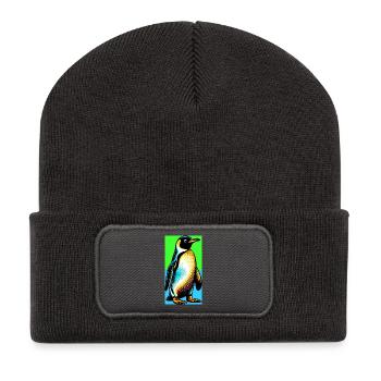 penguin - Recycled Patch Beanie - dark grey - Front