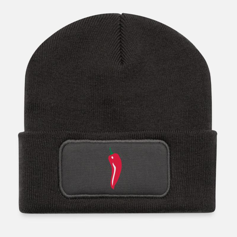 pepperoni - Recycled Patch Beanie - dark grey