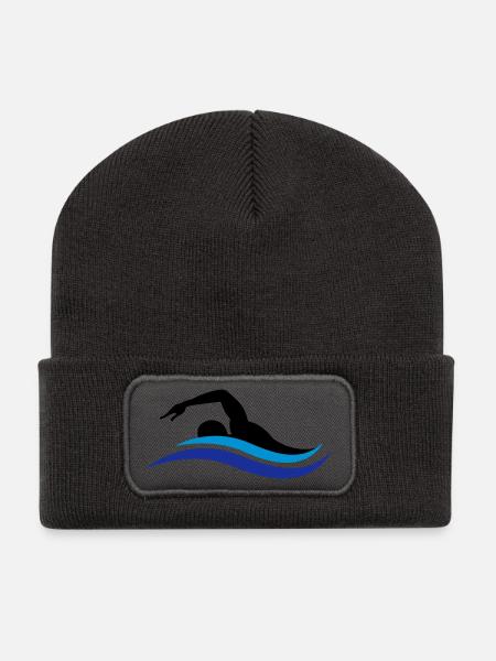 swimmer - Recycled Patch Beanie - dark grey