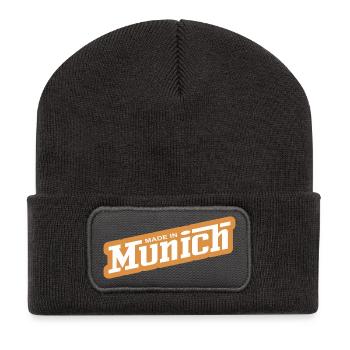 München - weil´s Deine Stadt ist! - Recycelte Patch Beanie - Dunkelgrau - Vorne