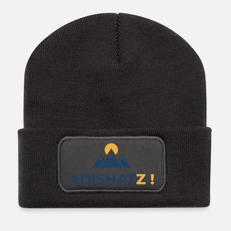 ADISHATZ! - Recycled Patch Beanie - dark grey