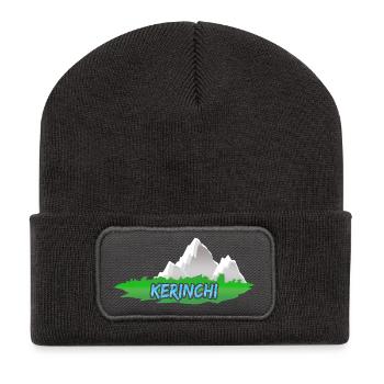 Kerinchi Kerinchi - Recycled Patch Beanie - dark grey - Front
