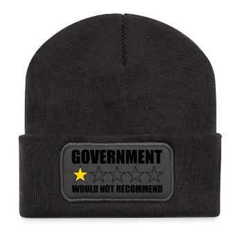 The government would not recommend it. Anti-Direction - Recycled Patch Beanie - dark grey - Front