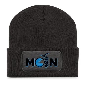 Moin North German - Recycled Patch Beanie - dark grey - Front