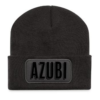 Azubi Tshirt 9 23 schwarz - Recycelte Patch Beanie - Dunkelgrau - Vorne