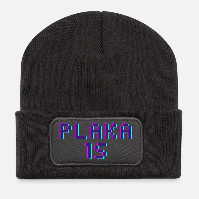 Burdur 15 - Recycled Patch Beanie - dark grey