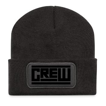crew - Recycled Patch Beanie - dark grey - Front