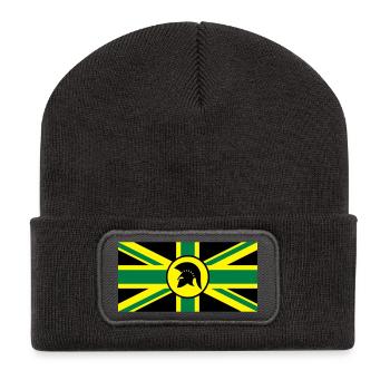 Skinhead Reggae UK - Recycelte Patch Beanie - Dunkelgrau - Vorne