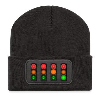 traffic light - Recycled Patch Beanie - dark grey - Front
