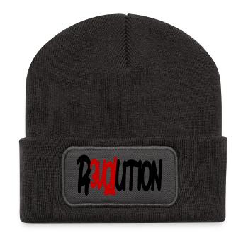 Revolution - Love - Recycelte Patch Beanie - Dunkelgrau - Vorne