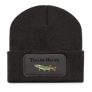 Toller Hecht - Recycelte Patch Beanie - Dunkelgrau - Vorne