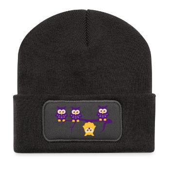 Be different 4 owls Abdulazeez differ - Recycled Patch Beanie - dark grey - Front