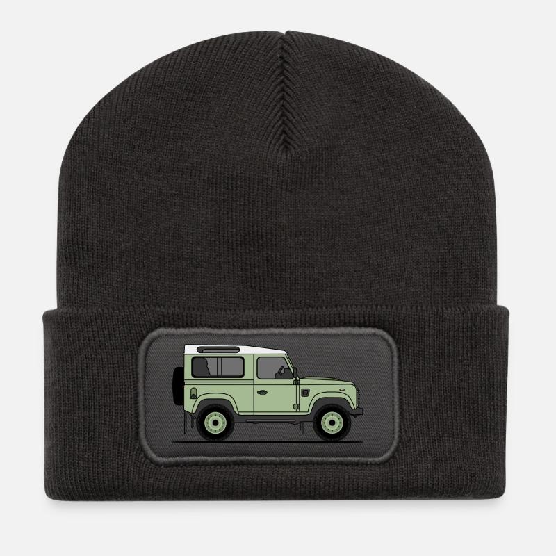 Defender 90 - Recycled Patch Beanie - dark grey