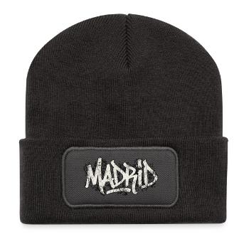 Madrid Graffiti Hip Hop - Recycelte Patch Beanie - Dunkelgrau - Vorne