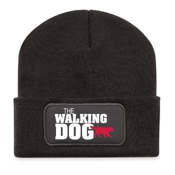 The Walking Dog Round 2 - Recycelte Patch Beanie - Dunkelgrau - Vorne