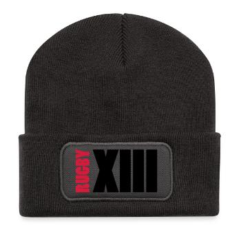 Rugby XIII - Recycled Patch Beanie - dark grey - Front